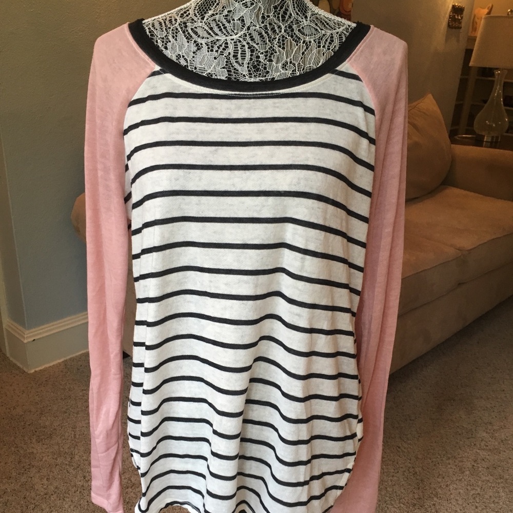 Maurices Cozy Striped Long Sleeve